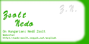 zsolt nedo business card
