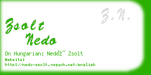 zsolt nedo business card